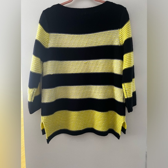 GEORGE Navy Blue & Yellow Sweater UK 16 EUR 44 - Picture 3 of 5